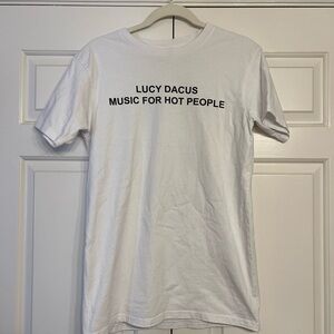 Lucy Dacus White Graphic T-Shirt